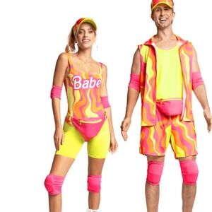 Tipsy Elves NWT Women’s Malibu Babe Barbie Halloween costume‎ 8 Pieces Size Med